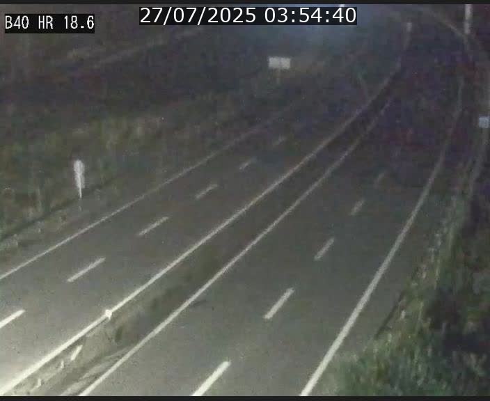 Webcam sur la route de liaison entre Micheville et Esch-Belval à la frontière entre le Luxembourg et la France. Vue orientée vers la Lorraine.