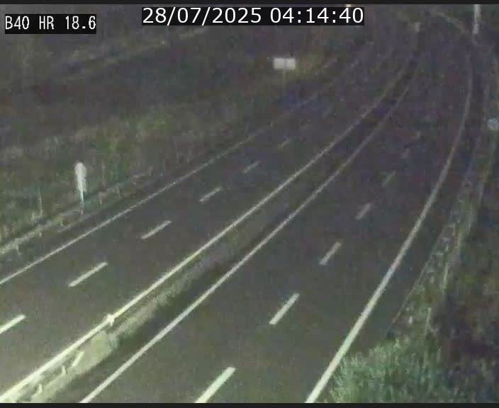 Webcam sur la route de liaison entre Micheville et Esch-Belval à la frontière entre le Luxembourg et la France. Vue orientée vers la Lorraine.