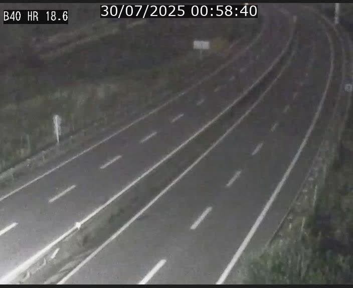 Webcam sur la route de liaison entre Micheville et Esch-Belval à la frontière entre le Luxembourg et la France. Vue orientée vers la Lorraine.