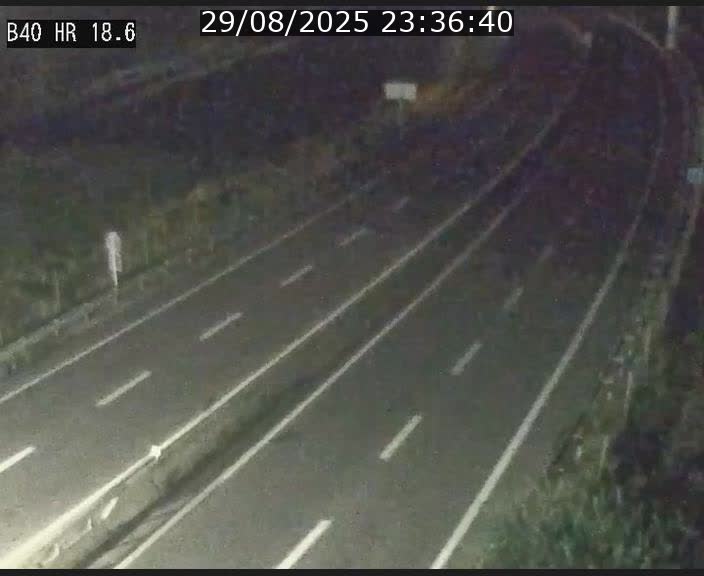 Webcam sur la route de liaison entre Micheville et Esch-Belval à la frontière entre le Luxembourg et la France. Vue orientée vers la Lorraine.