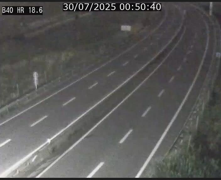 Webcam sur la route de liaison entre Micheville et Esch-Belval à la frontière entre le Luxembourg et la France. Vue orientée vers la Lorraine.