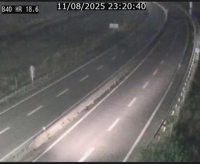 Webcam sur la route de liaison entre Micheville et Esch-Belval à la frontière entre le Luxembourg et la France. Vue orientée vers la Lorraine.