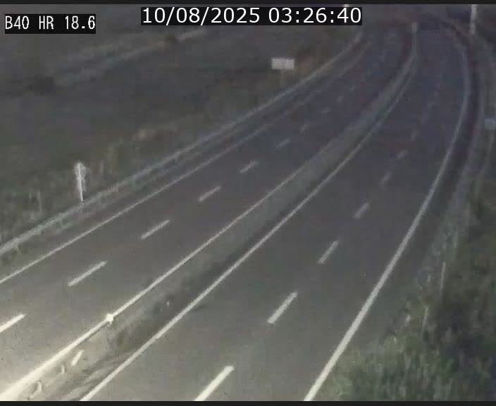 Webcam sur la route de liaison entre Micheville et Esch-Belval à la frontière entre le Luxembourg et la France. Vue orientée vers la Lorraine.