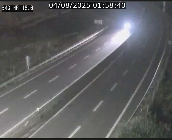 Webcam sur la route de liaison entre Micheville et Esch-Belval à la frontière entre le Luxembourg et la France. Vue orientée vers la Lorraine.