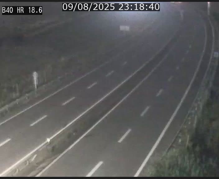 Webcam sur la route de liaison entre Micheville et Esch-Belval à la frontière entre le Luxembourg et la France. Vue orientée vers la Lorraine.