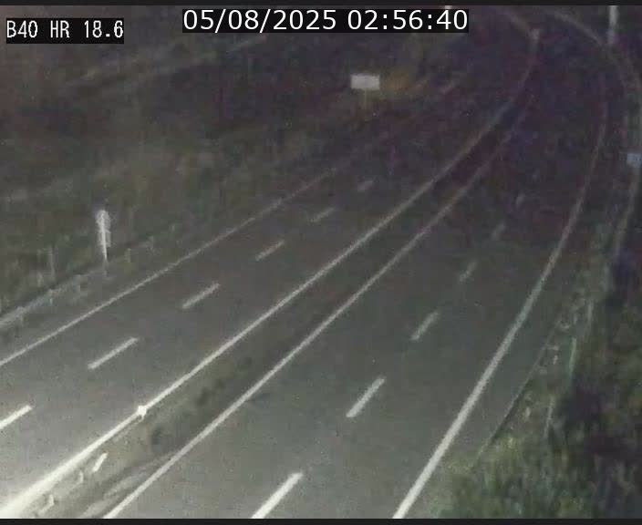Webcam sur la route de liaison entre Micheville et Esch-Belval à la frontière entre le Luxembourg et la France. Vue orientée vers la Lorraine.