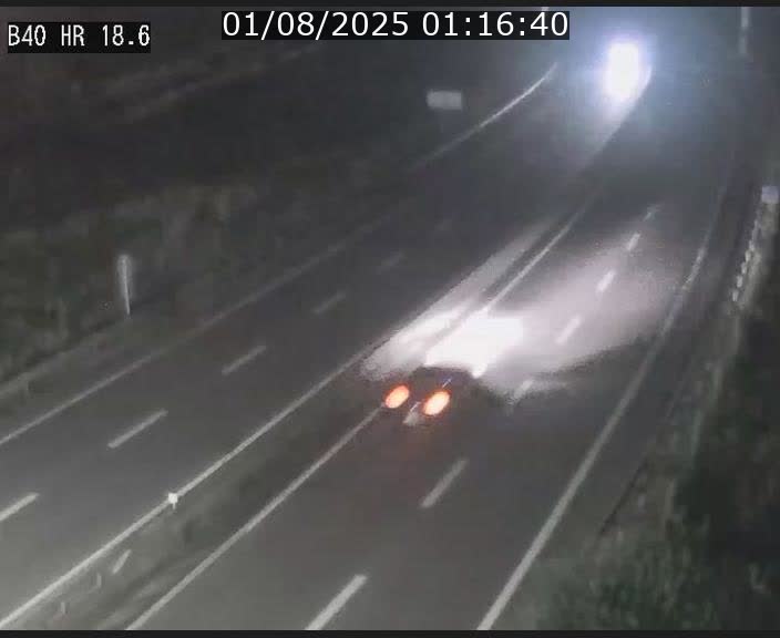 Webcam sur la route de liaison entre Micheville et Esch-Belval à la frontière entre le Luxembourg et la France. Vue orientée vers la Lorraine.