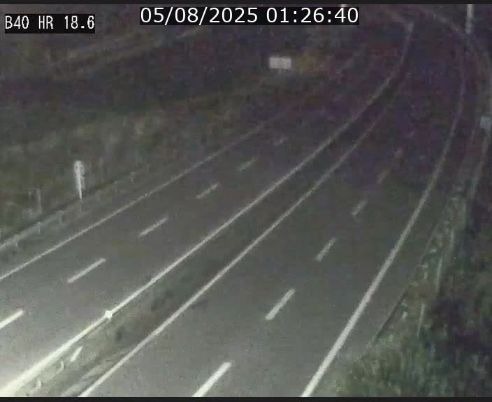 Webcam sur la route de liaison entre Micheville et Esch-Belval à la frontière entre le Luxembourg et la France. Vue orientée vers la Lorraine.
