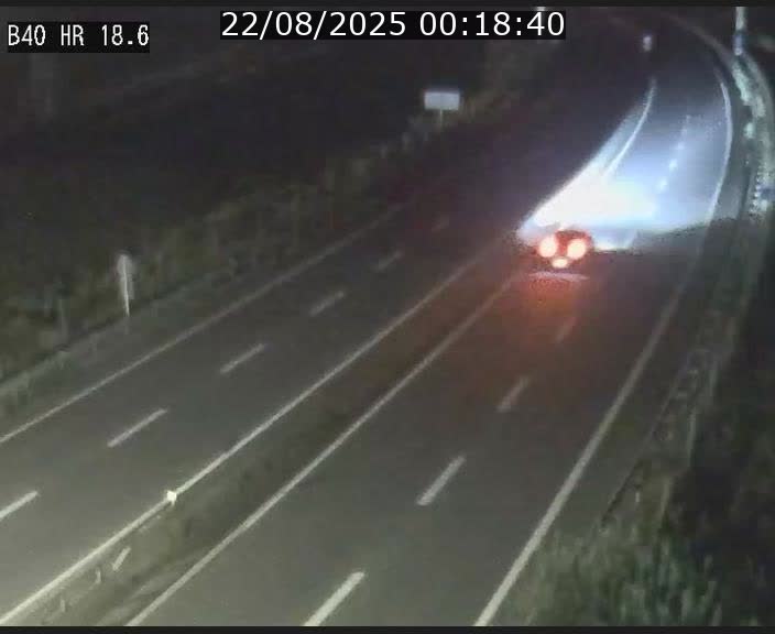 Webcam sur la route de liaison entre Micheville et Esch-Belval à la frontière entre le Luxembourg et la France. Vue orientée vers la Lorraine.