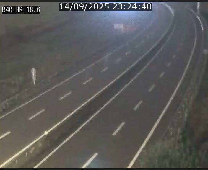 Webcam sur la route de liaison entre Micheville et Esch-Belval à la frontière entre le Luxembourg et la France. Vue orientée vers la Lorraine.