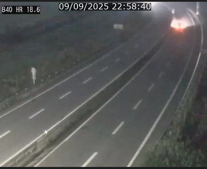 Webcam sur la route de liaison entre Micheville et Esch-Belval à la frontière entre le Luxembourg et la France. Vue orientée vers la Lorraine.