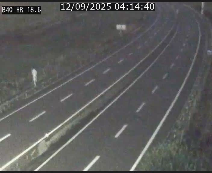 Webcam sur la route de liaison entre Micheville et Esch-Belval à la frontière entre le Luxembourg et la France. Vue orientée vers la Lorraine.