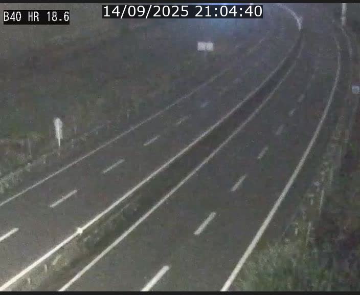 Webcam sur la route de liaison entre Micheville et Esch-Belval à la frontière entre le Luxembourg et la France. Vue orientée vers la Lorraine.