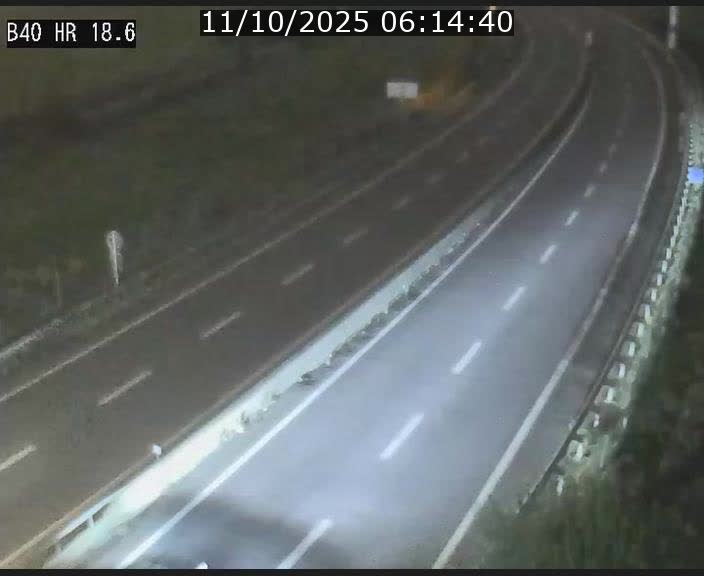 Webcam sur la route de liaison entre Micheville et Esch-Belval à la frontière entre le Luxembourg et la France. Vue orientée vers la Lorraine.