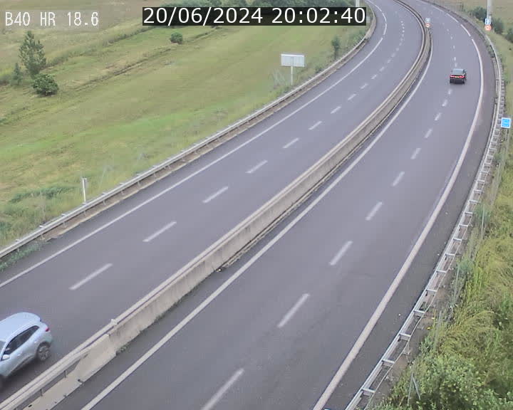 <h2>Webcam sur la route de liaison entre Micheville et Esch-Belval à la frontière entre le Luxembourg et la France. Vue orientée vers la Lorraine.</h2>