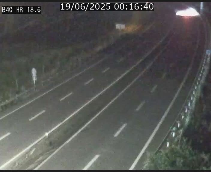 Webcam sur la route de liaison entre Micheville et Esch-Belval à la frontière entre le Luxembourg et la France. Vue orientée vers la Lorraine.