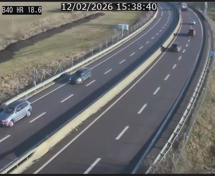 <h2>Webcam sur la route de liaison entre Micheville et Esch-Belval à la frontière entre le Luxembourg et la France. Vue orientée vers la Lorraine.</h2>