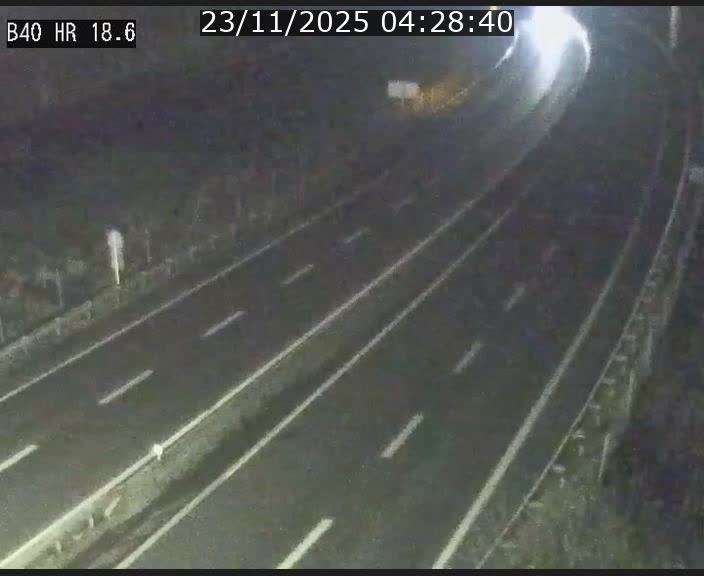 Webcam sur la route de liaison entre Micheville et Esch-Belval à la frontière entre le Luxembourg et la France. Vue orientée vers la Lorraine.