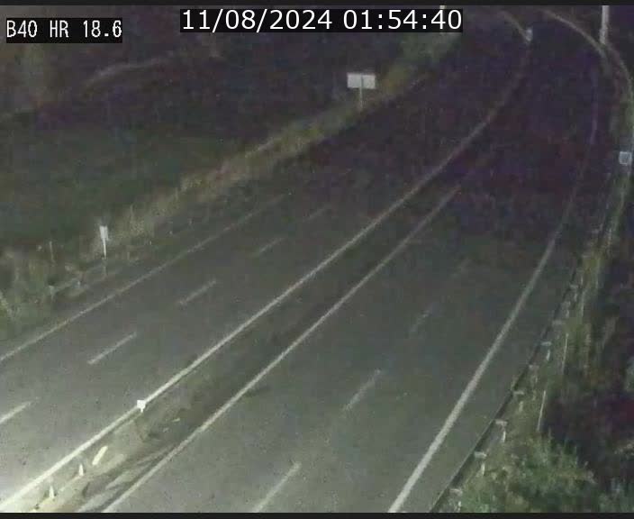 Webcam sur la route de liaison entre Micheville et Esch-Belval à la frontière entre le Luxembourg et la France. Vue orientée vers la Lorraine.