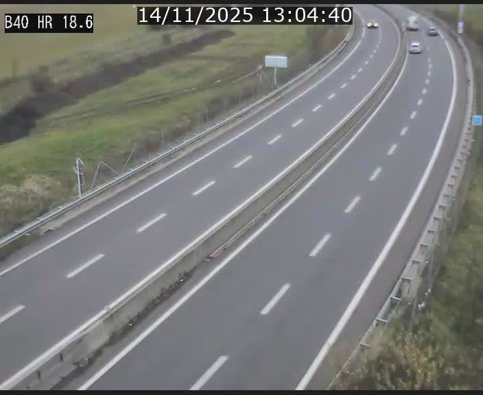 <h2>Webcam sur la route de liaison entre Micheville et Esch-Belval à la frontière entre le Luxembourg et la France. Vue orientée vers la Lorraine.</h2>