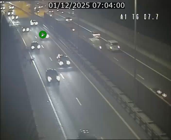 <h2>Traffic live webcam Luxembourg Kirchberg - A1 direction Luxembourg-ville - BK 7.7</h2>