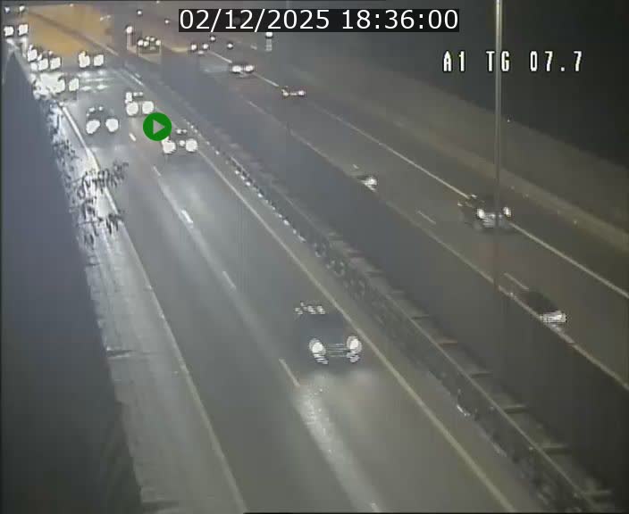 <h2>Traffic live webcam Luxembourg Kirchberg - A1 direction Luxembourg-ville - BK 7.7</h2>