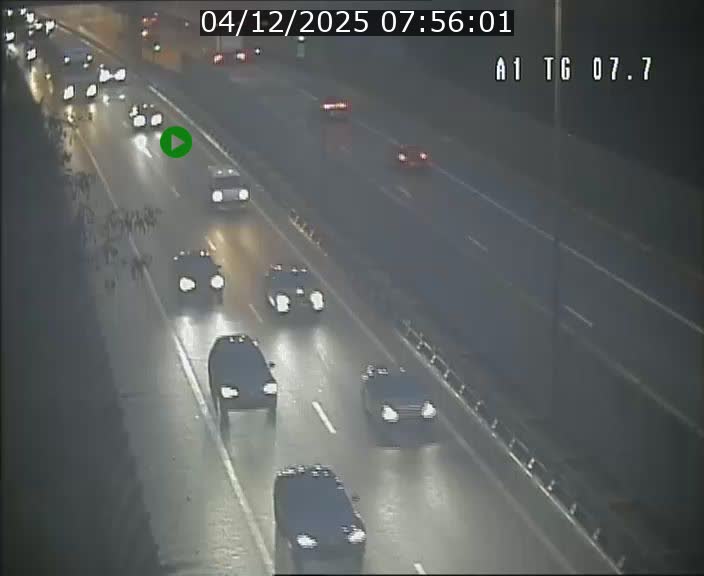 <h2>Traffic live webcam Luxembourg Kirchberg - A1 direction Luxembourg-ville - BK 7.7</h2>