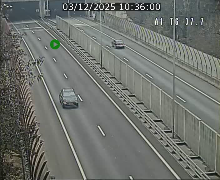 <h2>Traffic live webcam Luxembourg Kirchberg - A1 direction Luxembourg-ville - BK 7.7</h2>