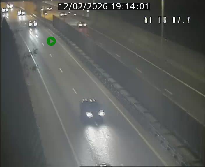 Traffic live webcam Luxembourg Kirchberg - A1 direction Luxembourg-ville - BK 7.7