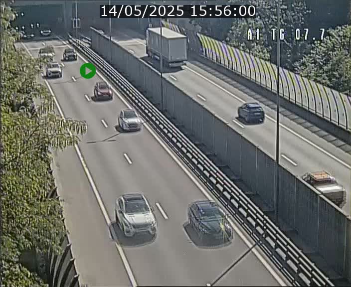 <h2>Traffic live webcam Luxembourg Kirchberg - A1 direction Luxembourg-ville - BK 7.7</h2>