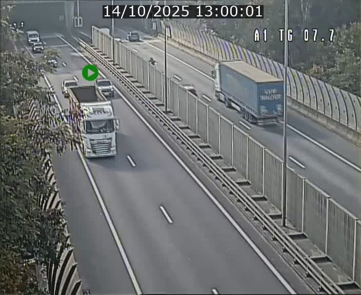 <h2>Traffic live webcam Luxembourg Kirchberg - A1 direction Luxembourg-ville - BK 7.7</h2>