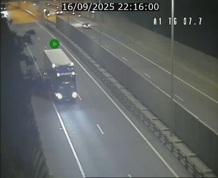 Traffic live webcam Luxembourg Kirchberg - A1 direction Luxembourg-ville - BK 7.7