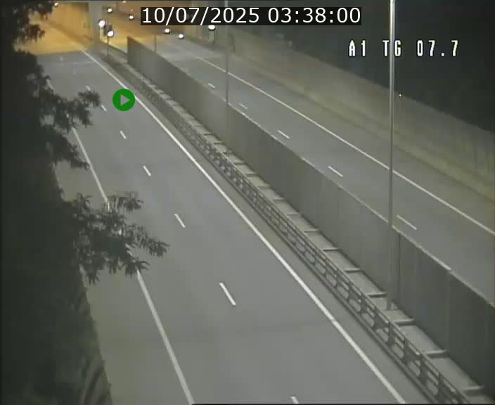 Traffic live webcam Luxembourg Kirchberg - A1 direction Luxembourg-ville - BK 7.7
