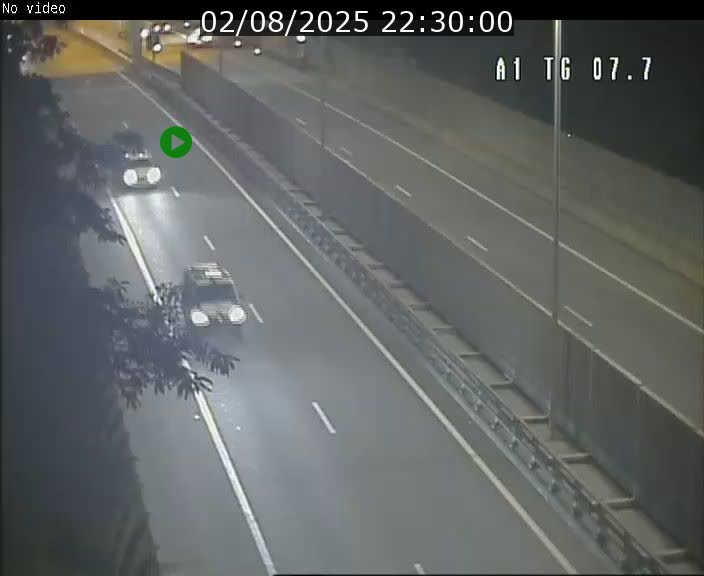 Traffic live webcam Luxembourg Kirchberg - A1 direction Luxembourg-ville - BK 7.7