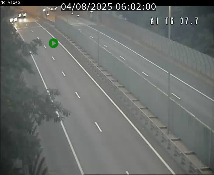 Traffic live webcam Luxembourg Kirchberg - A1 direction Luxembourg-ville - BK 7.7