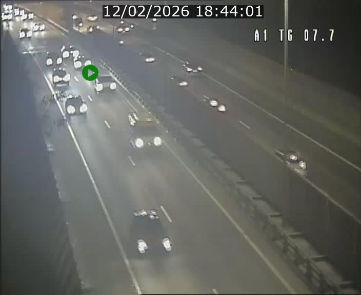 <h2>Traffic live webcam Luxembourg Kirchberg - A1 direction Luxembourg-ville - BK 7.7</h2>