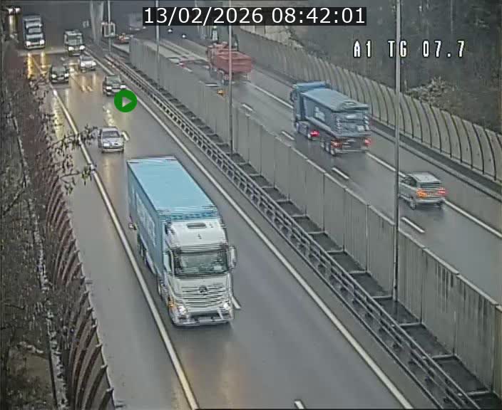 <h2>Traffic live webcam Luxembourg Kirchberg - A1 direction Luxembourg-ville - BK 7.7</h2>