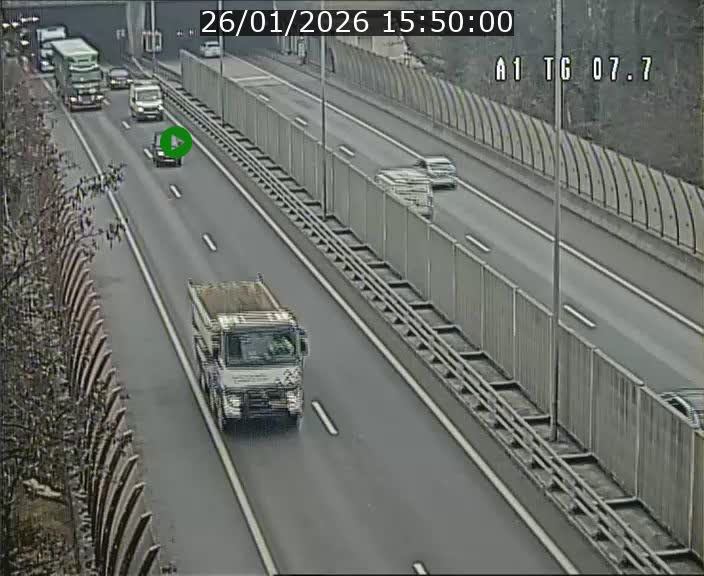 <h2>Traffic live webcam Luxembourg Kirchberg - A1 direction Luxembourg-ville - BK 7.7</h2>