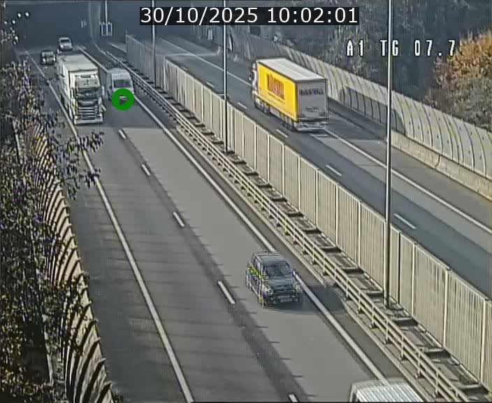 <h2>Traffic live webcam Luxembourg Kirchberg - A1 direction Luxembourg-ville - BK 7.7</h2>