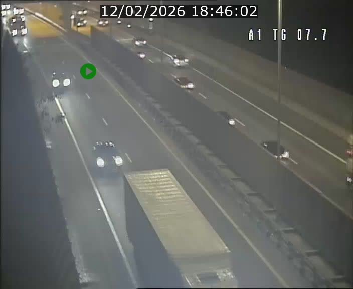 <h2>Traffic live webcam Luxembourg Kirchberg - A1 direction Luxembourg-ville - BK 7.7</h2>