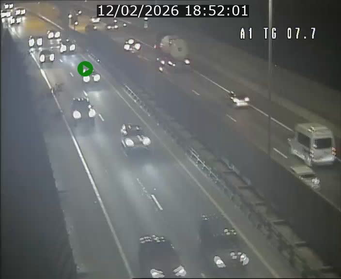 <h2>Traffic live webcam Luxembourg Kirchberg - A1 direction Luxembourg-ville - BK 7.7</h2>