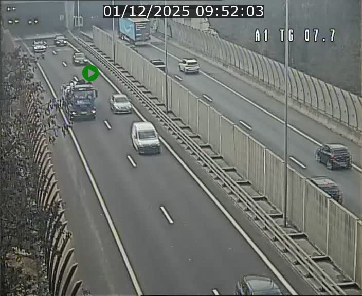 <h2>Traffic live webcam Luxembourg Kirchberg - A1 direction Luxembourg-ville - BK 7.7</h2>