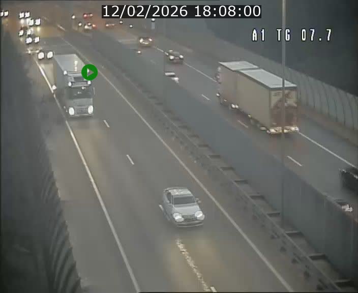 <h2>Traffic live webcam Luxembourg Kirchberg - A1 direction Luxembourg-ville - BK 7.7</h2>