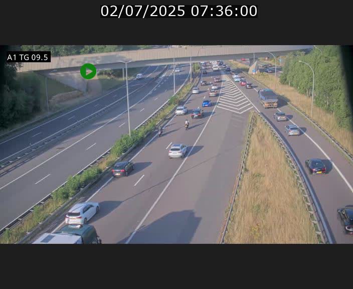 <h2>Traffic live webcam Luxembourg Jonction Grünewald - A1 direction Luxembourg-ville - BK 9.5</h2>