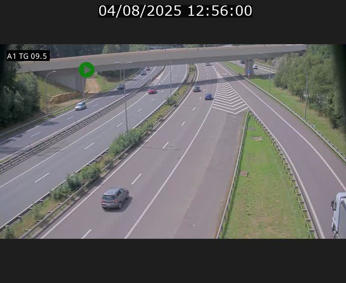 <h2>Traffic live webcam Luxembourg Jonction Grünewald - A1 direction Luxembourg-ville - BK 9.5</h2>