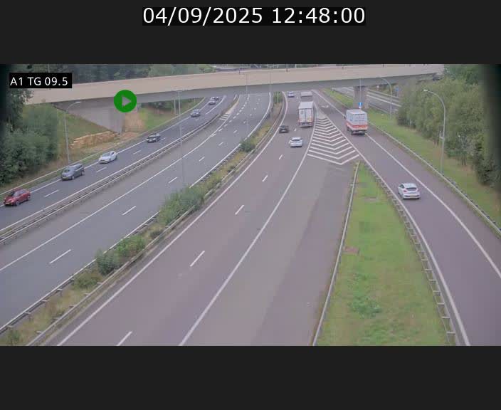 <h2>Traffic live webcam Luxembourg Jonction Grünewald - A1 direction Luxembourg-ville - BK 9.5</h2>