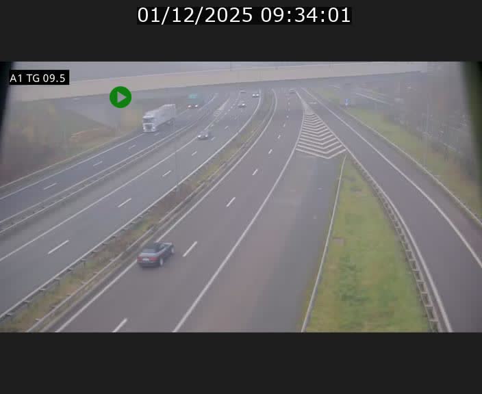 <h2>Traffic live webcam Luxembourg Jonction Grünewald - A1 direction Luxembourg-ville - BK 9.5</h2>