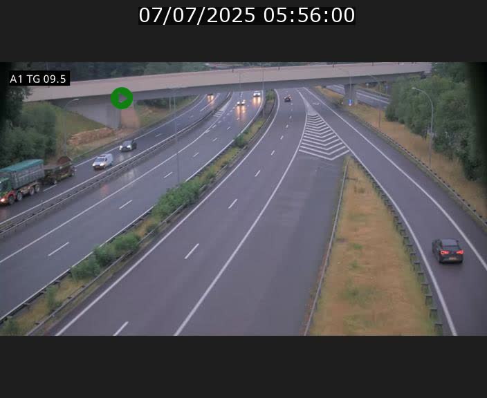 <h2>Traffic live webcam Luxembourg Jonction Grünewald - A1 direction Luxembourg-ville - BK 9.5</h2>