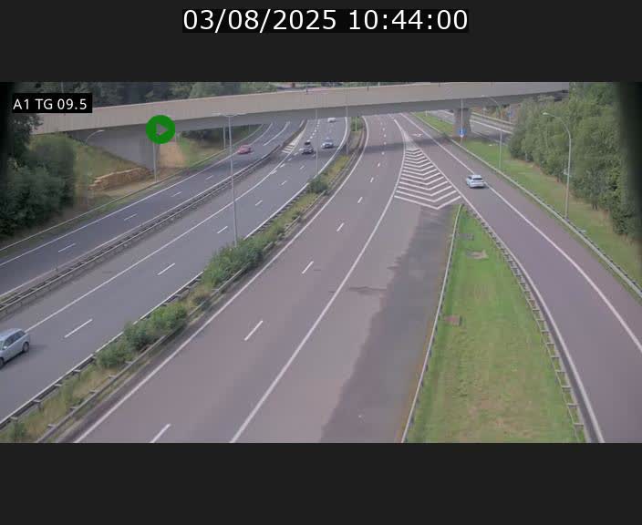 <h2>Traffic live webcam Luxembourg Jonction Grünewald - A1 direction Luxembourg-ville - BK 9.5</h2>