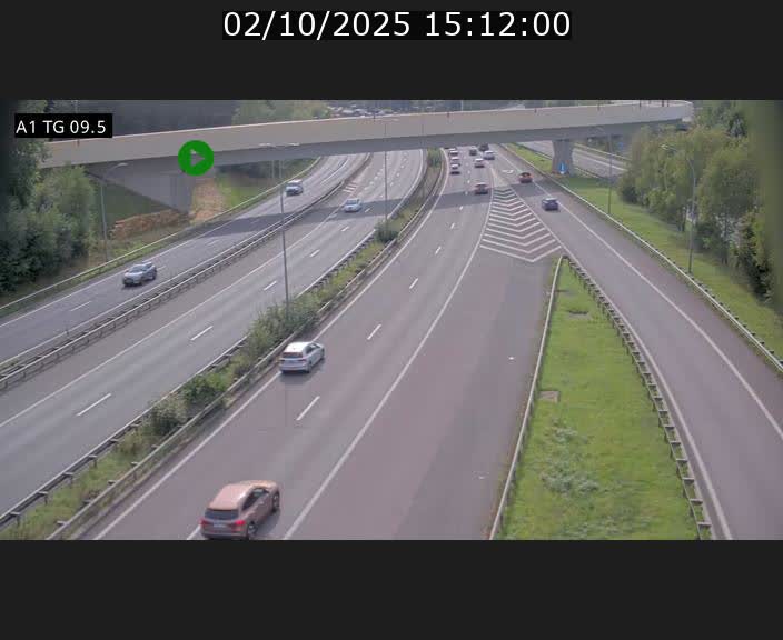 <h2>Traffic live webcam Luxembourg Jonction Grünewald - A1 direction Luxembourg-ville - BK 9.5</h2>
